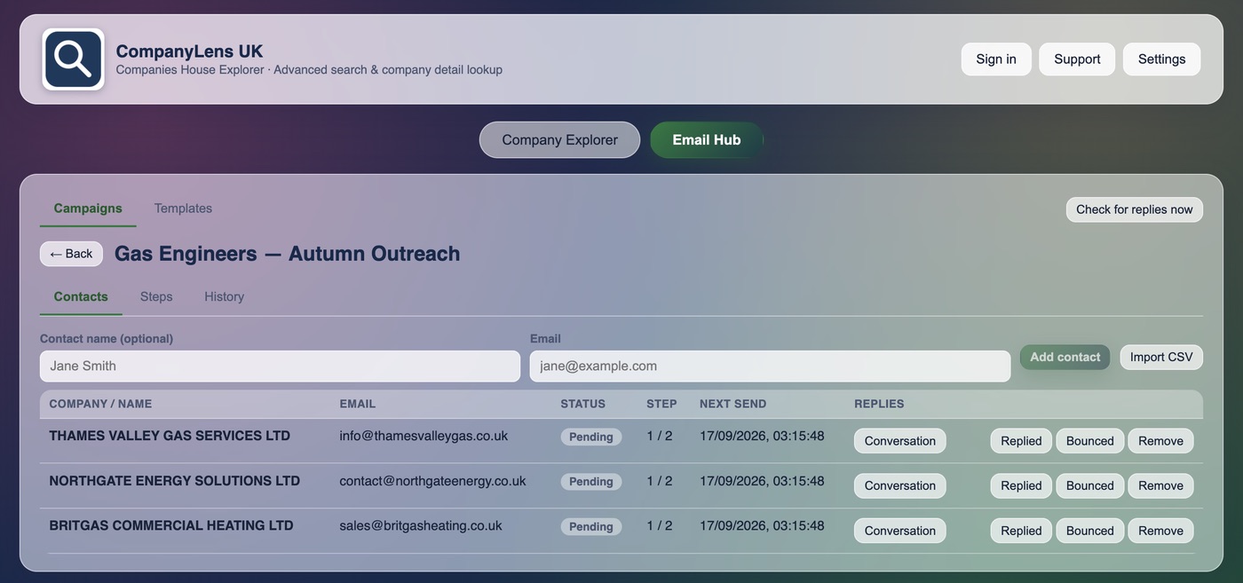 CompanyLens UK screenshot 3